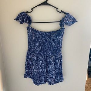 Dark Blue Summer Top